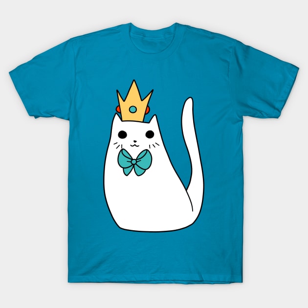 Crown Kitty T-Shirt by saradaboru